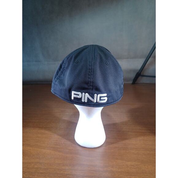 PING Sensorcool Golf Black Flex Fix Hat Cap L /XL - Picture 4 of 11